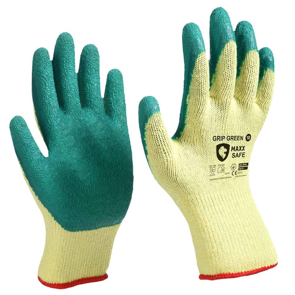Manusi protectie, Latex, G114 GREEP GREEN, textura ridata (1) copy Manusi protectie, Latex, G114 GREEP GREEN, textura ridata