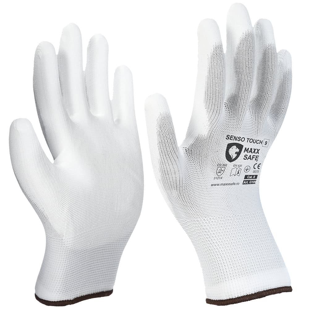 Manusi protectie, Poliuretan, G109 SENSO TOUCH White, albe (1) copy Manusi protectie, Poliuretan, G109 SENSO TOUCH White, albe
